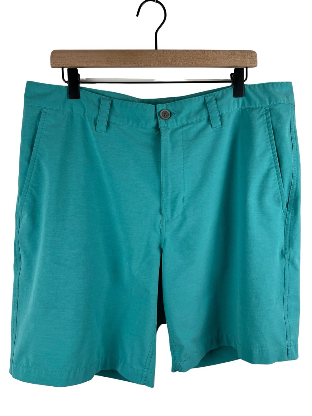 Southern Tide T3 Gulf Performance Shorts Mens 36 Blue Golf Stretch Flat Front